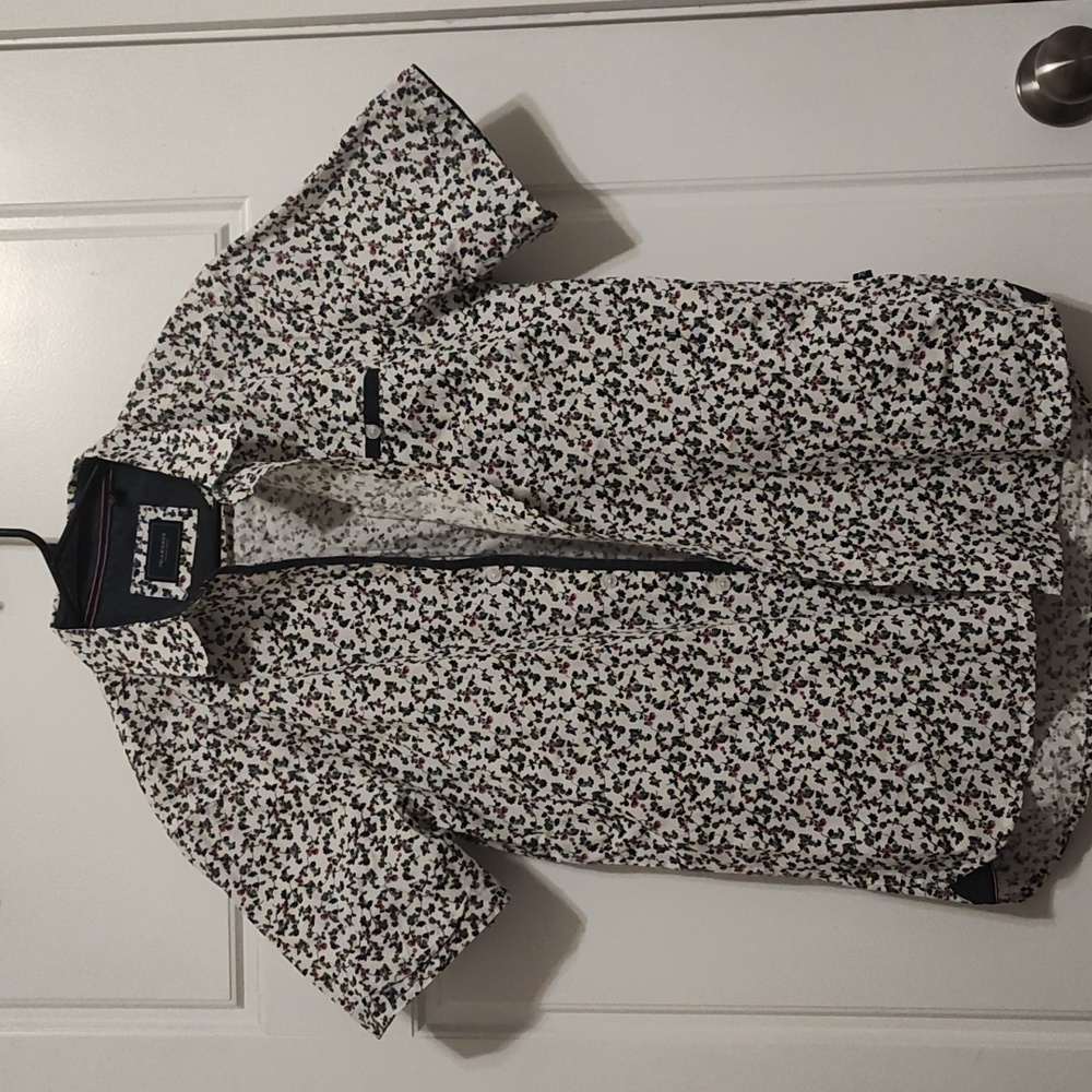 7 Diamonds Floral Button Up